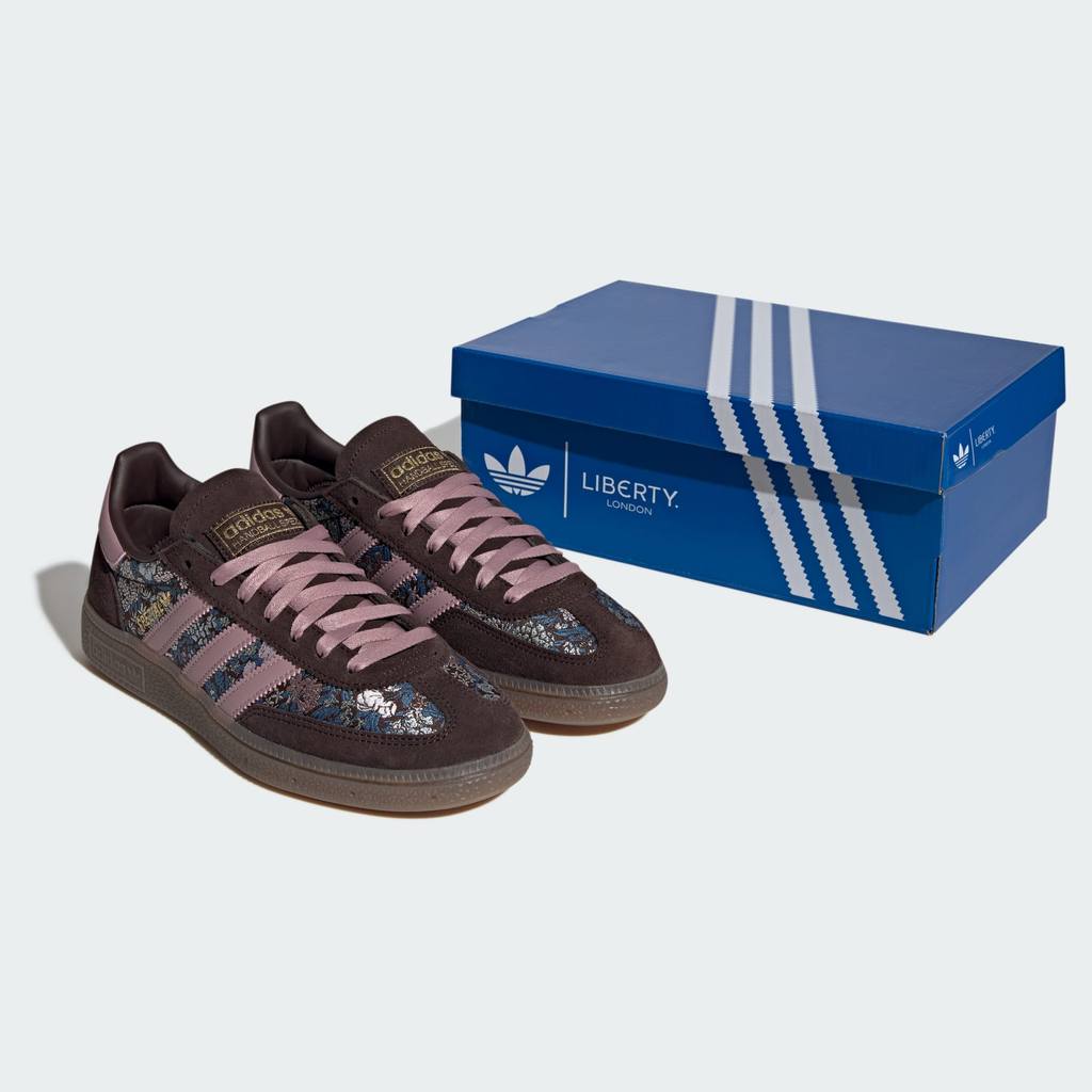 Adidas Spezial Handball x Liberty London Aurora Coffee Magic Mauve Gum KH9814