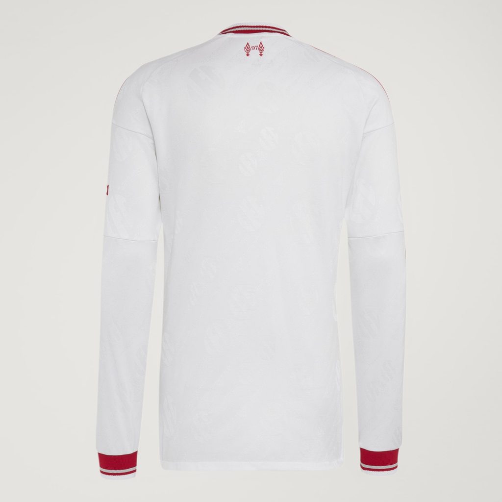 Adidas Liverpool FC 26/27 Away Authentic Jersey Longsleeve White KB8308