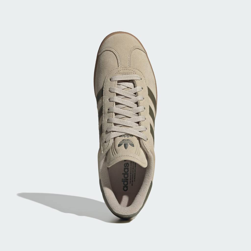 Adidas Gazelle Khaki Three Olive Strata Gum KJ7683