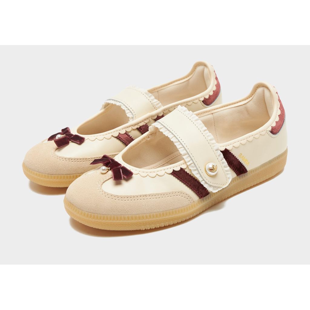 adidas samba JANE Bow Pack Cream White Burgundy HQ2797
