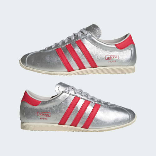 adidas PARIS Silver Metallic Pure Ruby Grey One KH9326
