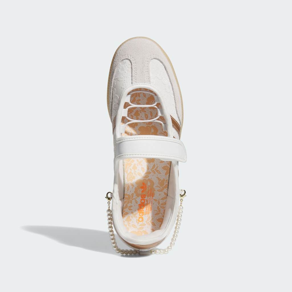 Adidas Samba JANE Crystal White Supplier Colour Acid Orange LA6407
