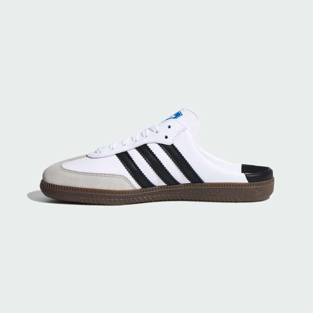 Adidas Samba OG Mule Cloud White Core Black Gold Metallic LB3814