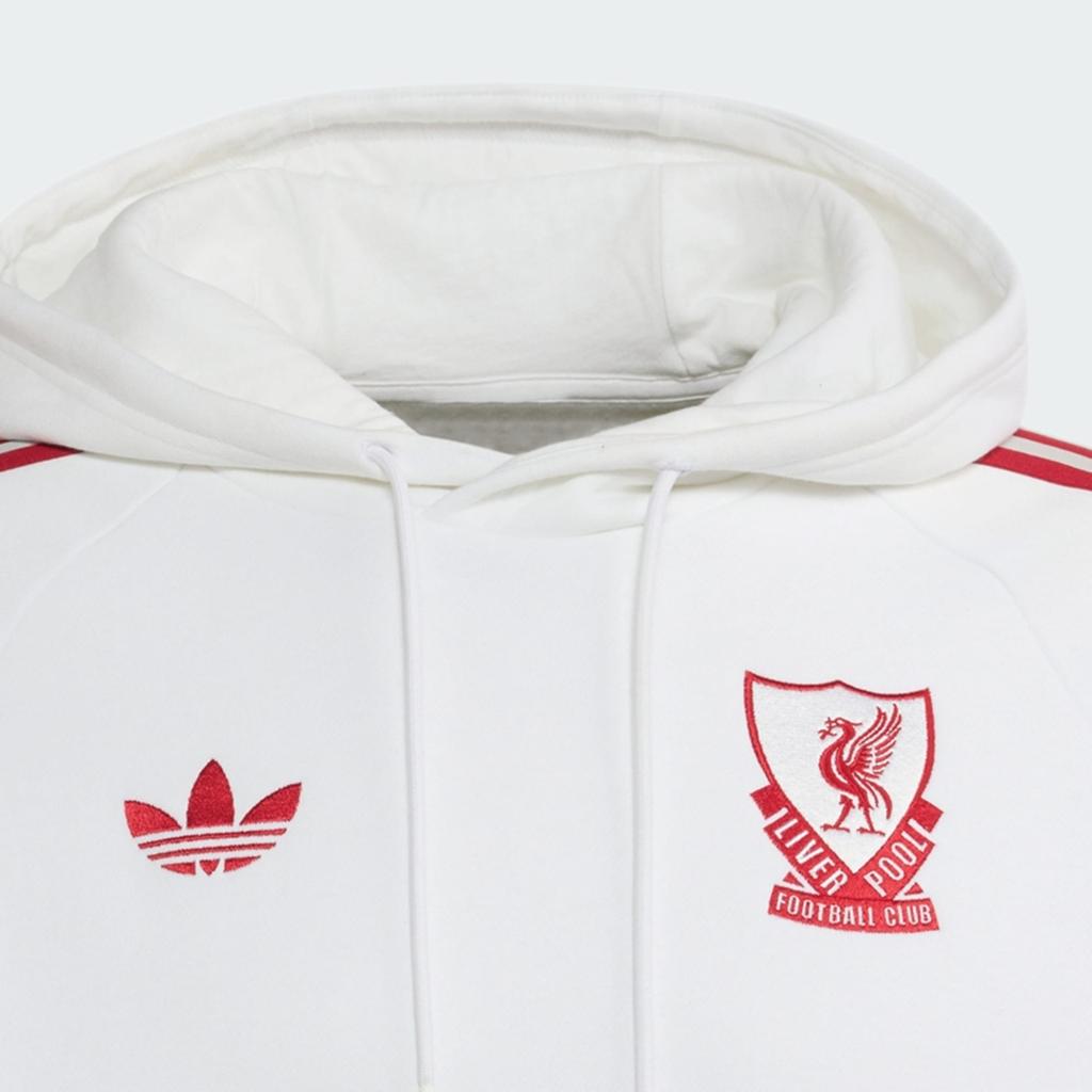 Adidas Sweatshirt Hoodie Liverpool FC White KG2904