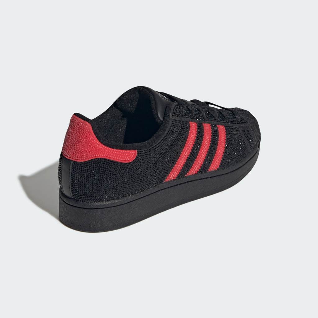 adidas Superstar II Core Black Better Scarlet Silver Metallic KJ4651