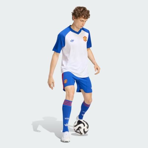 Adidas Manchester United 26/27 Pre Match Jersey White Royal Blue KE8894