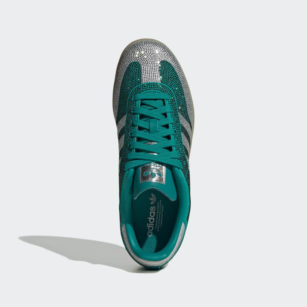 adidas SAMBA OG Equipment Green Silver Metllaic Gum KJ7489