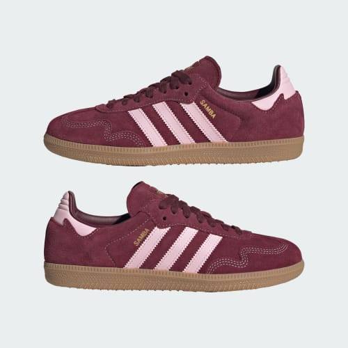 adidas Samba OG Maroon Clear Pink Gum LA6216