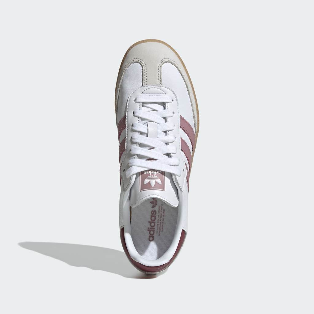 Adidas Samba OG Cloud White Magic Mauve Burgundy KJ7516