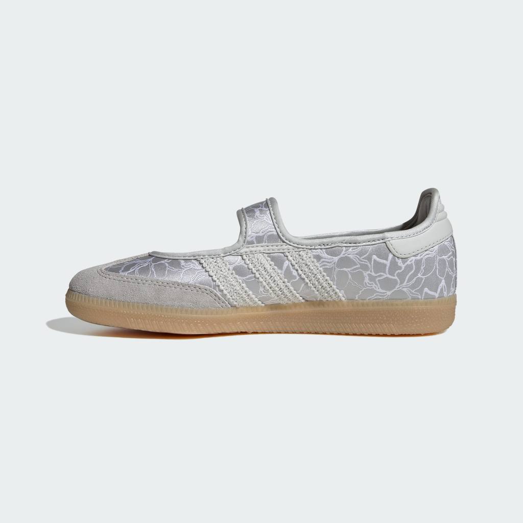 Adidas Samba JANE Silver Metallic Grey One Gum KK0924