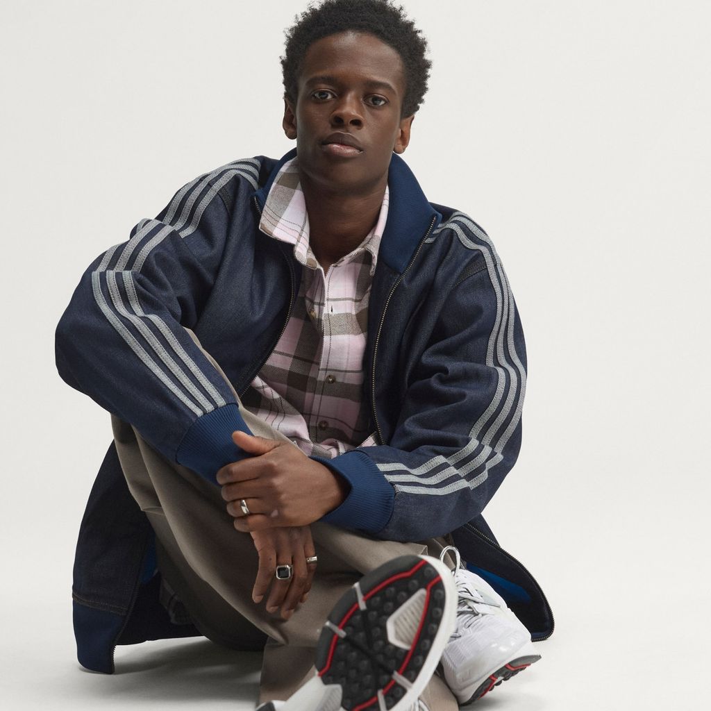 Adidas ADICOLOR Firebird Raw Denim Track Top INDIGO Denim KS4971
