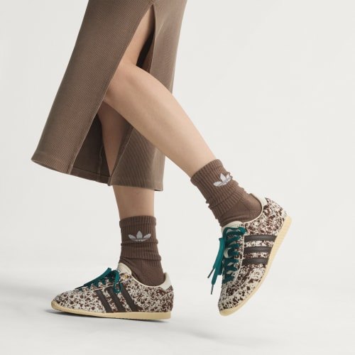 Adidas Japan Pony Print Off White Dark Brown Gold Metallic KJ2397