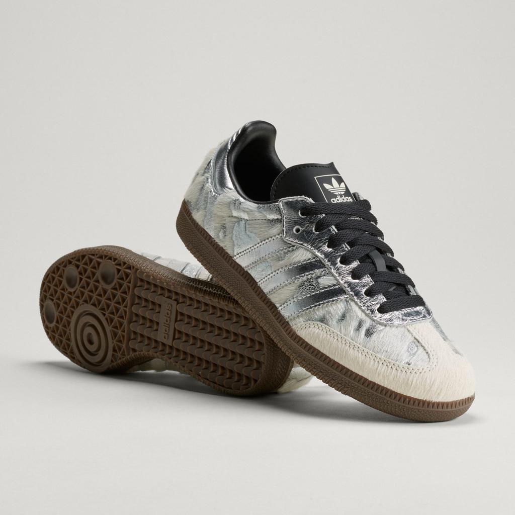 Adidas Samba OG Cream White Silver Metallic Core Black KJ2314