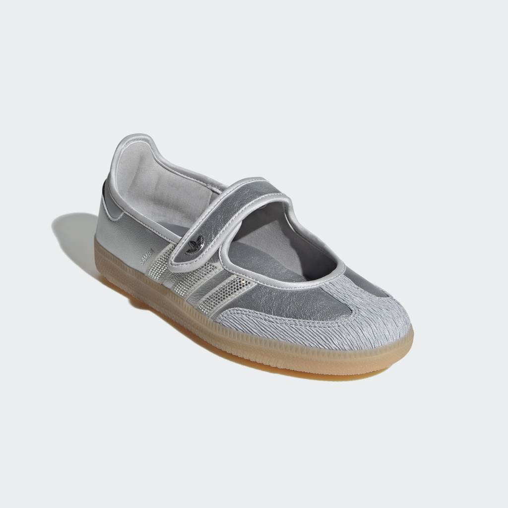 Adidas Samba OG Silver Metallic Grey One Gum LA5344