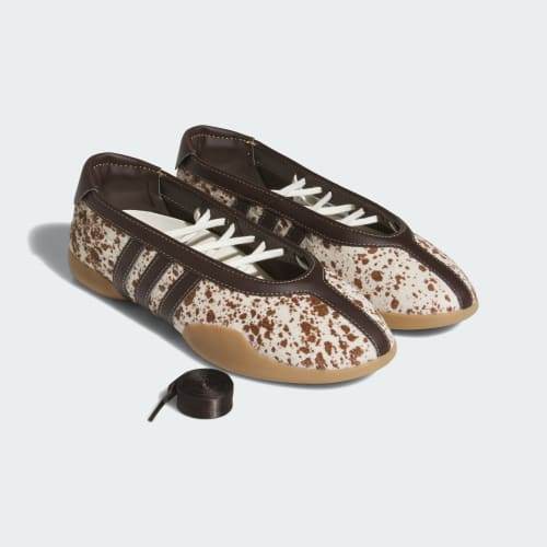 Adidas Taekwondo Mei Ballet Animal Print Off White Dark Brown Gum KI0402