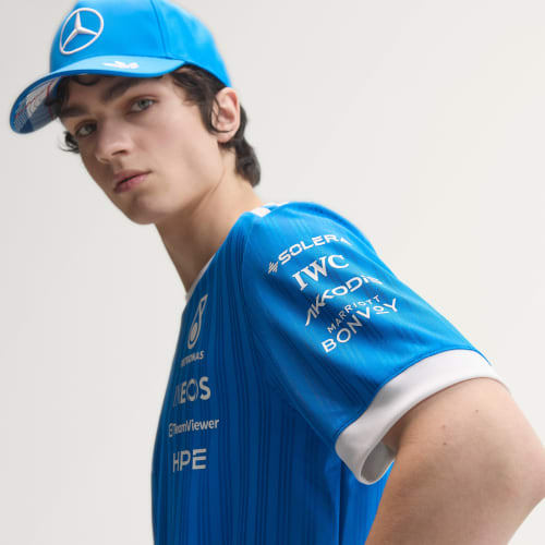 Adidas Mercedes AMG Petronas Formula 1 Team Authentic Blue Wonder Blue Bird White KT5127