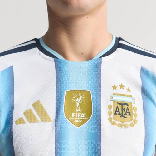 Adidas Argentina 26 Home Authentic Player Issue Jersey White Icey Blue Light Blue JM5897