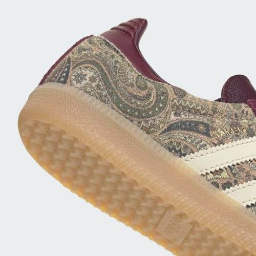 Adidas Samba OG X Liberty London Maroon Warm Vanilla Olive Strata KH9802
