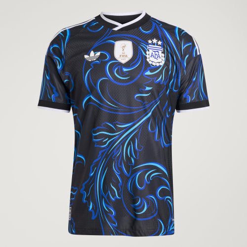 Adidas Argentina Away 26 Authentic Jersey Black Lucid Blue Blue Burst JM5901