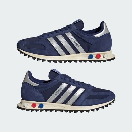 Adidas LA Trainer OG Dark Blue Silver Metallic Off White JR7171
