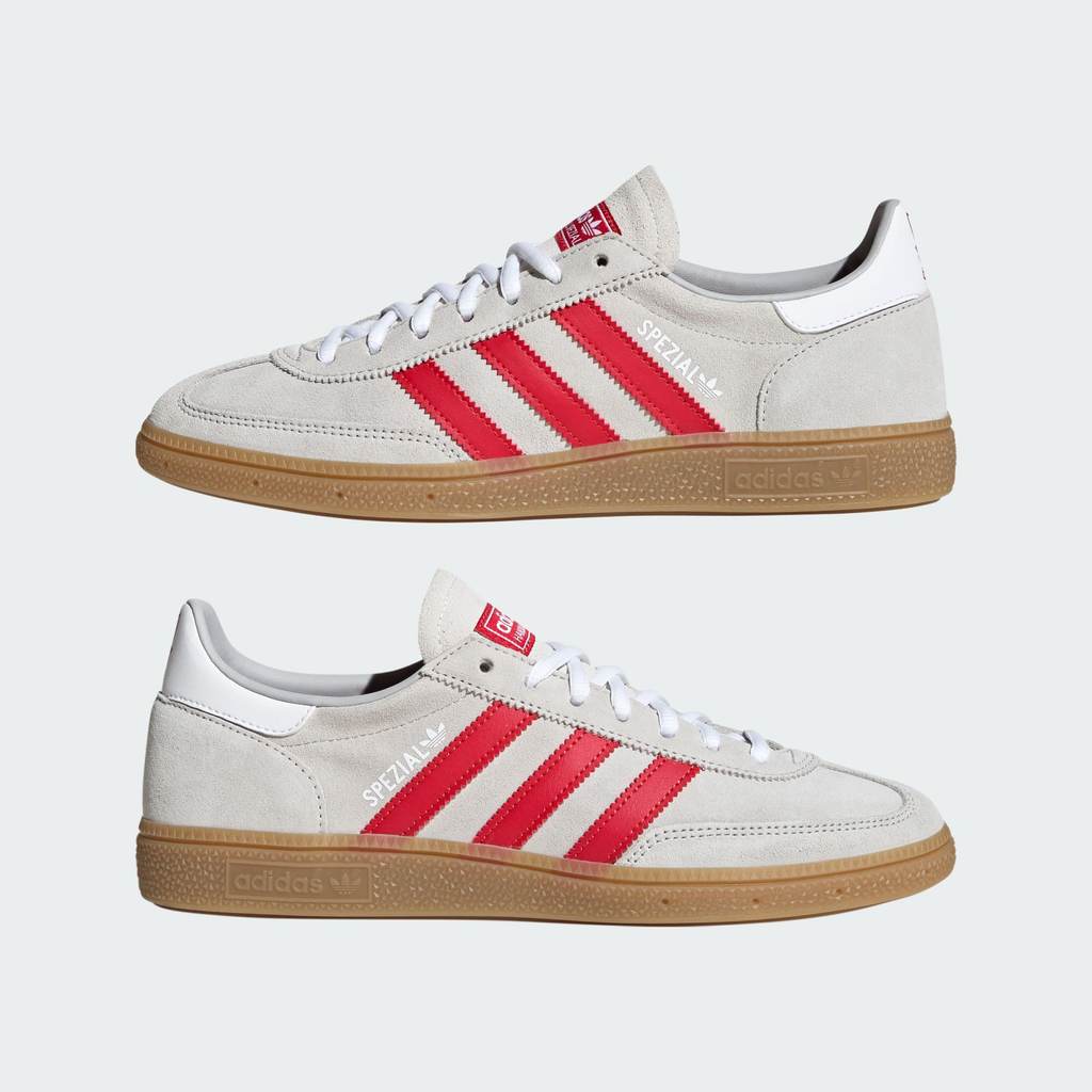 Adidas Spezial Handball Liverpool Grey Two Strawberry Red Cloud White KK3017