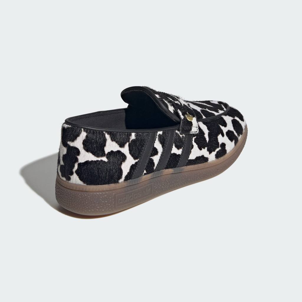 Adidas Spezial Handball LOAFER Animal Print White Core Black Gold Metallic KK0921