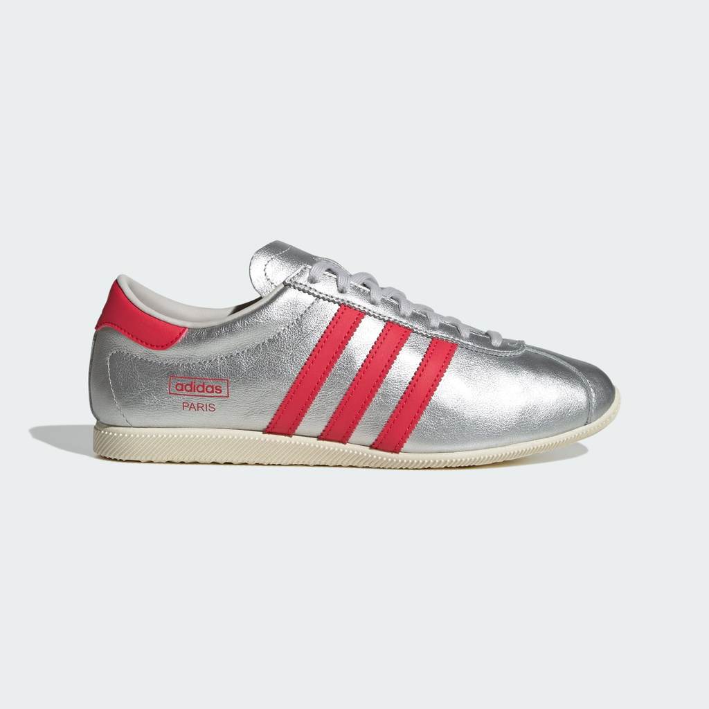 adidas PARIS Silver Metallic Pure Ruby Grey One KH9326
