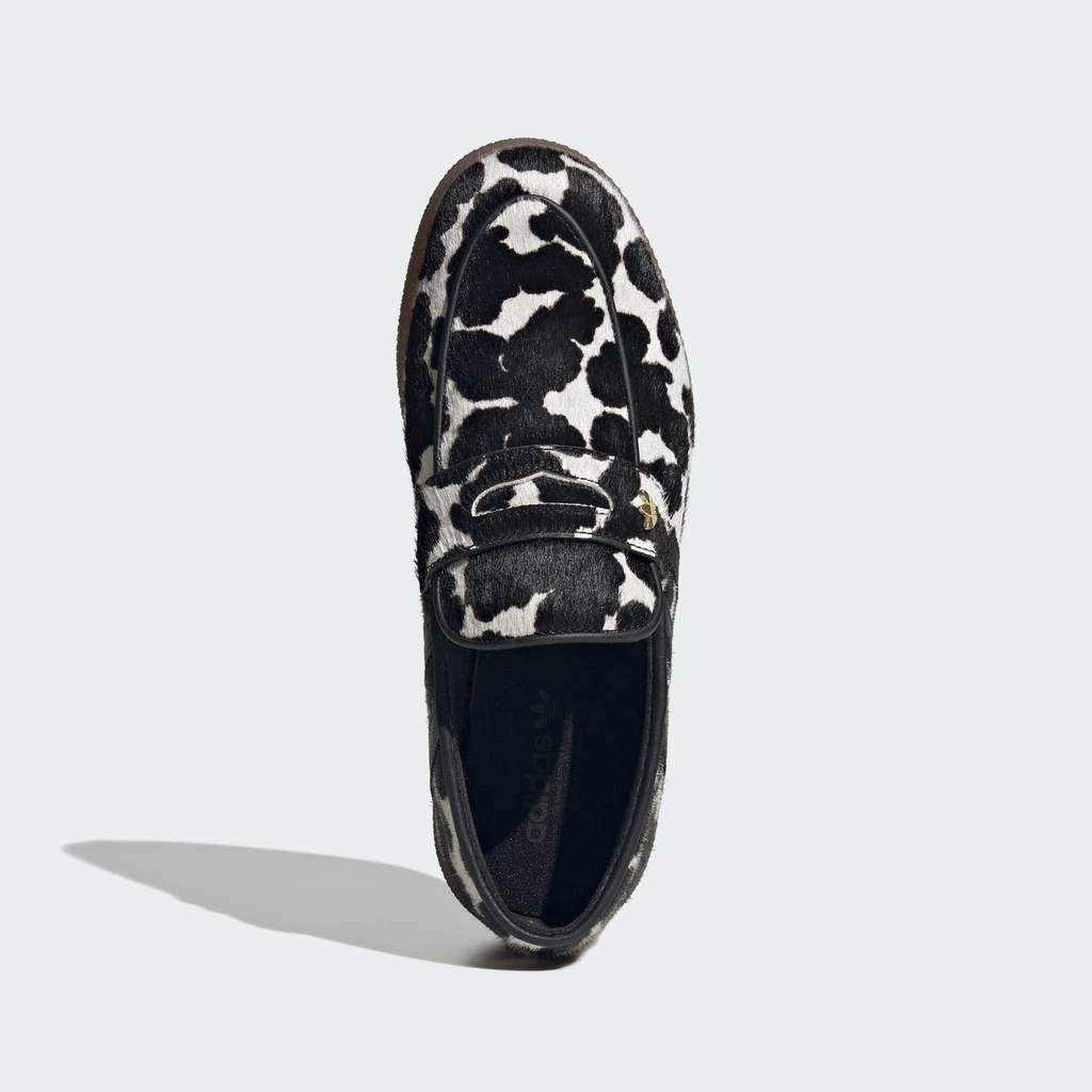 Adidas Spezial Handball LOAFER Animal Print White Core Black Gold Metallic KK0921