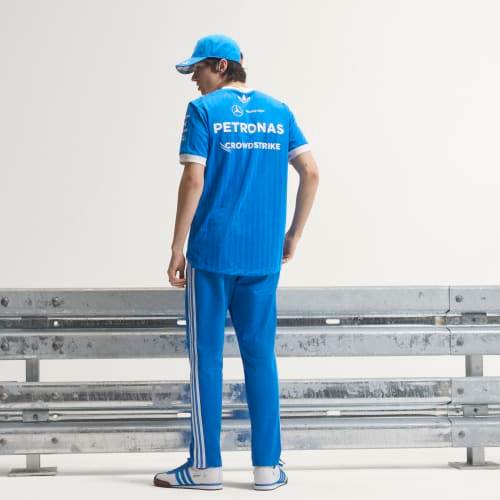 Adidas Mercedes AMG Petronas Formula 1 Team Authentic Blue Wonder Blue Bird White KT5127