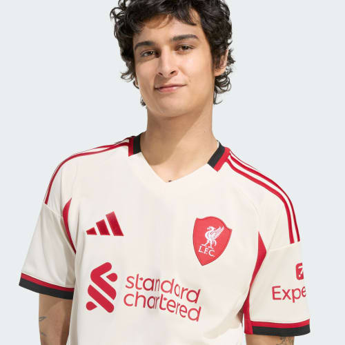Adidas Liverpool 25/26 Away Jersey Wonder White JV6487