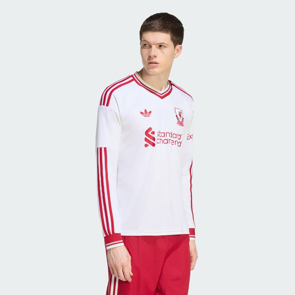 Adidas Liverpool FC 26/27 Away Jersey Longsleeve White KB8292