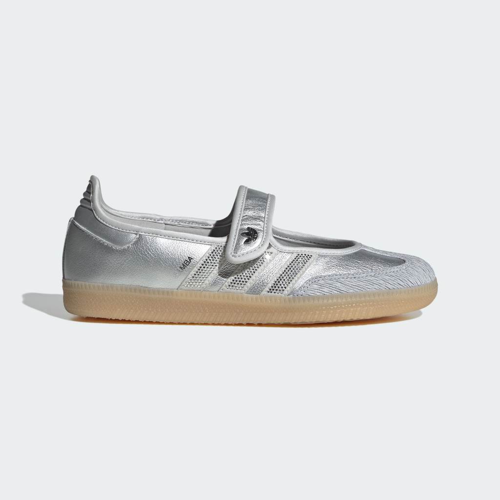 Adidas Samba OG Silver Metallic Grey One Gum LA5344
