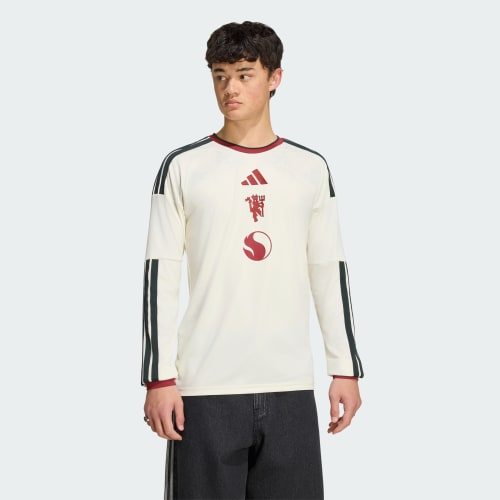 adidas Manchester United 26/27 Long Sleeve Third Jersey Ivory KB5560