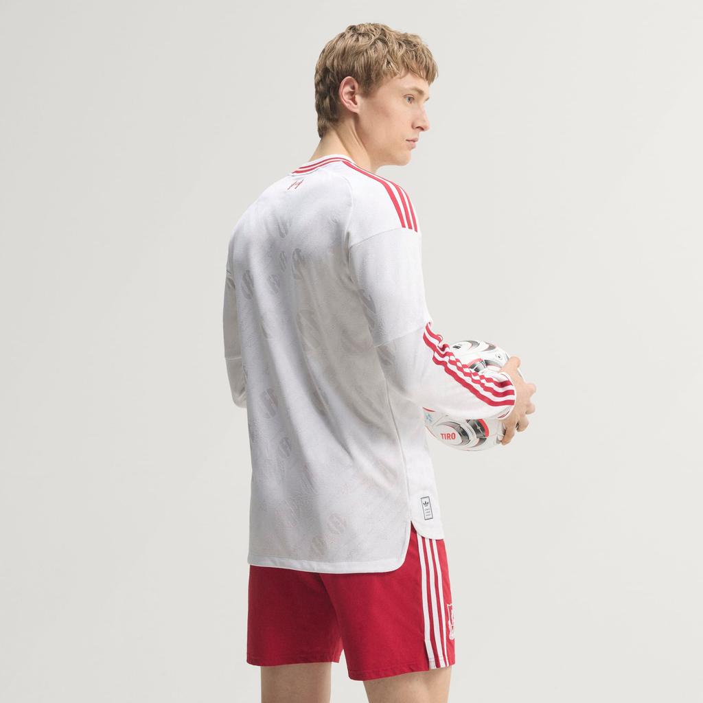 Adidas Liverpool FC 26/27 Away Authentic Jersey Longsleeve White KB8308
