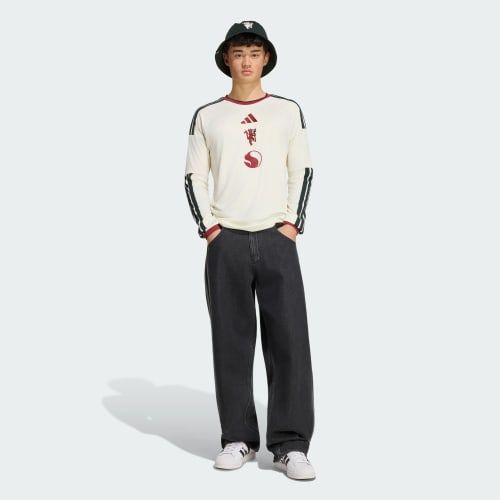 adidas Manchester United 26/27 Long Sleeve Third Jersey Ivory KB5560
