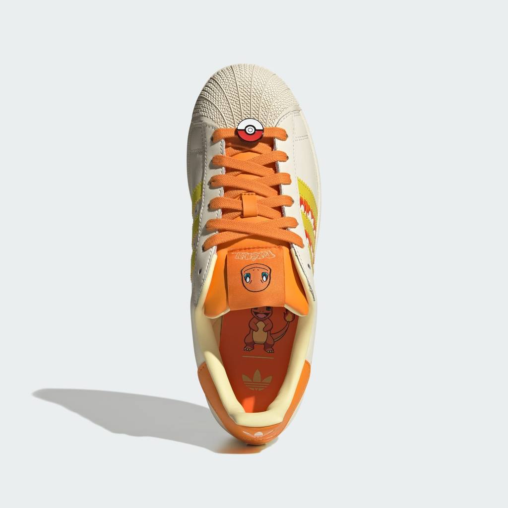 adidas Superstar II Cream White Shock Yellow Bright Orange KI2855