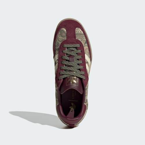 Adidas Samba OG X Liberty London Maroon Warm Vanilla Olive Strata KH9802