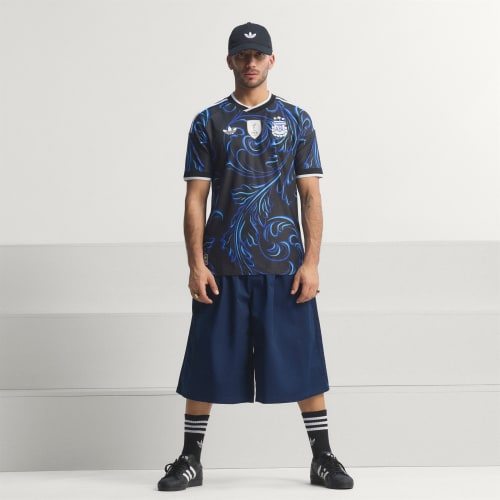 Adidas Argentina Away 26 Authentic Jersey Black Lucid Blue Blue Burst JM5901