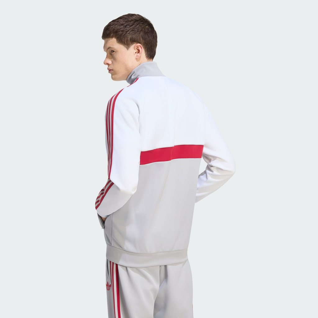 Adidas Liverpool FC Track Top White Grey Two KG2901