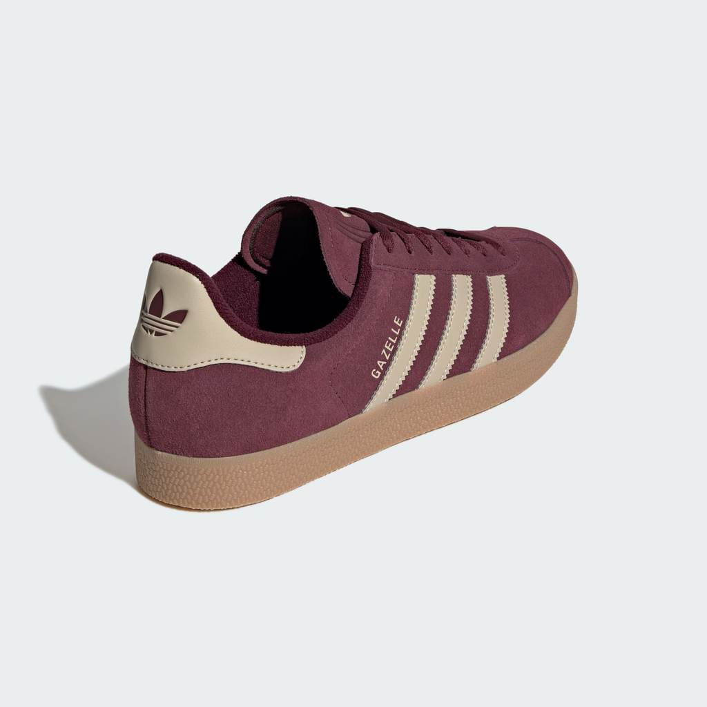 Adidas Gazelle Maroon Khaki Three Gum KJ7685