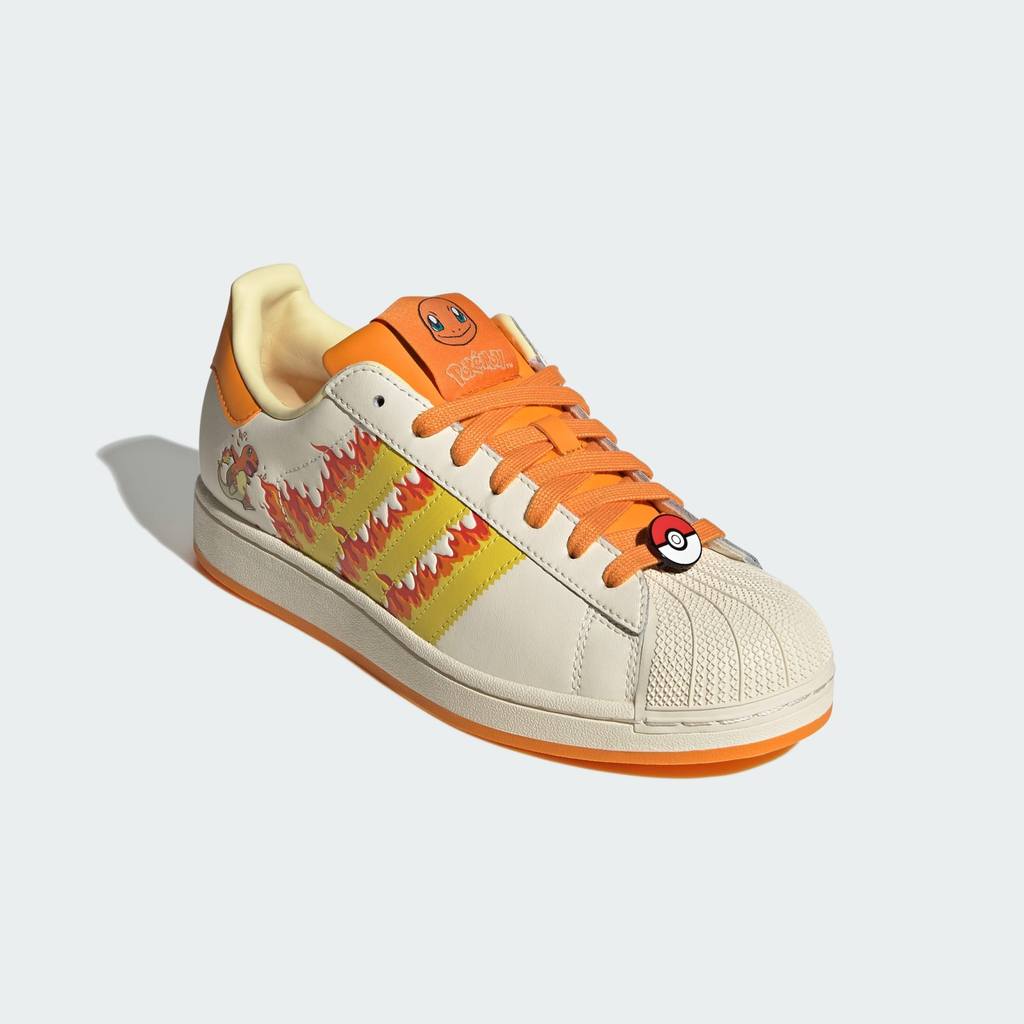 adidas Superstar II Cream White Shock Yellow Bright Orange KI2855