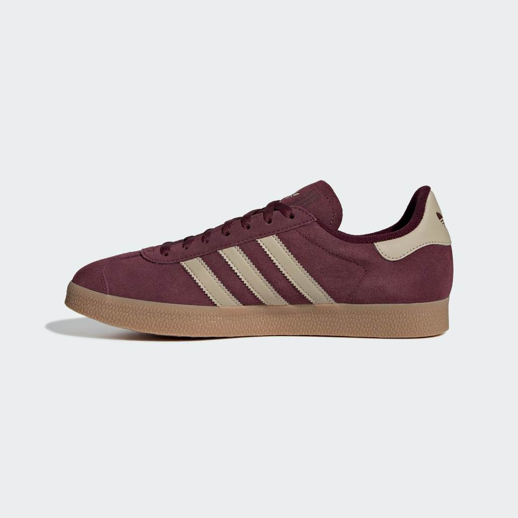 Adidas Gazelle Maroon Khaki Three Gum KJ7685