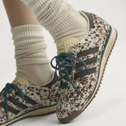 Adidas SL 72 OG Pony Print Off White Dark Brown Rich Green KJ2287
