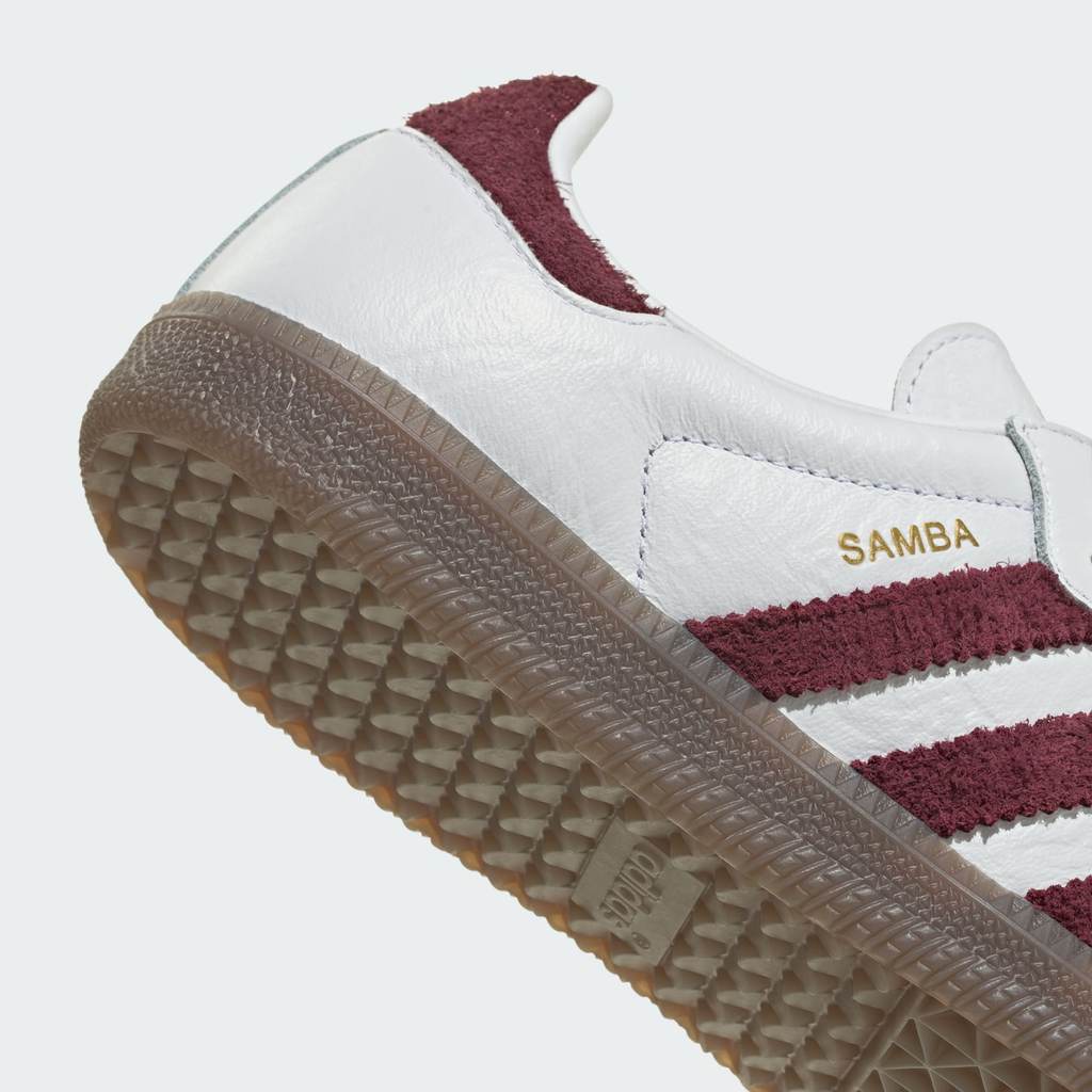 Adidas Samba OG Cloud White Maroon GUM LA0973