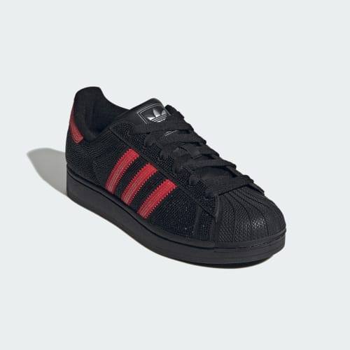 adidas Superstar II Core Black Better Scarlet Silver Metallic KJ4651
