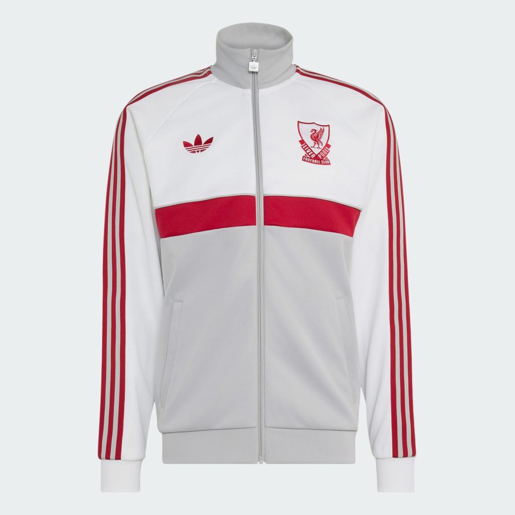 Adidas Liverpool FC Track Top White Grey Two KG2901
