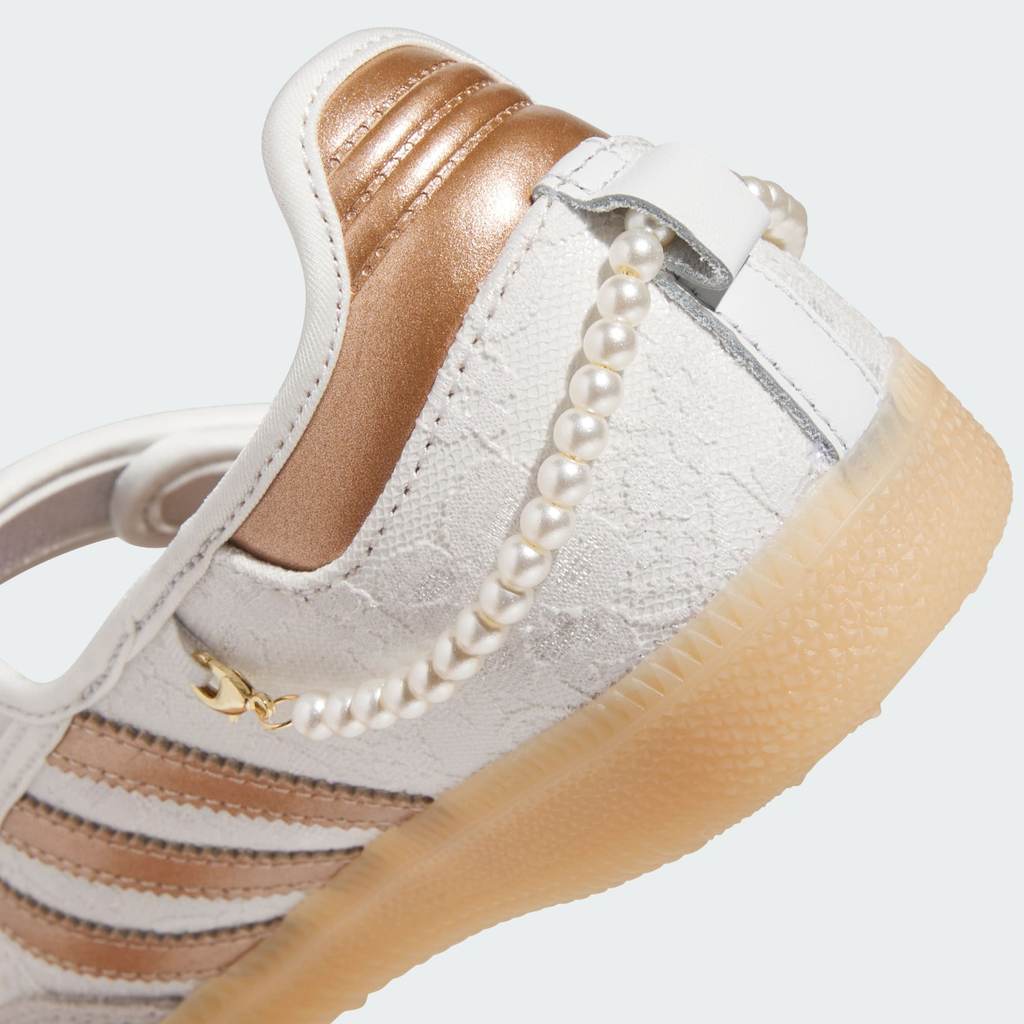 Adidas Samba JANE Crystal White Supplier Colour Acid Orange LA6407