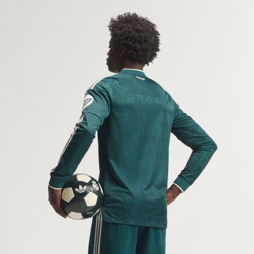 adidas Real Madrid 26/27 Away Authentic Jersey Long Sleeve Aurora Ivy KC3980