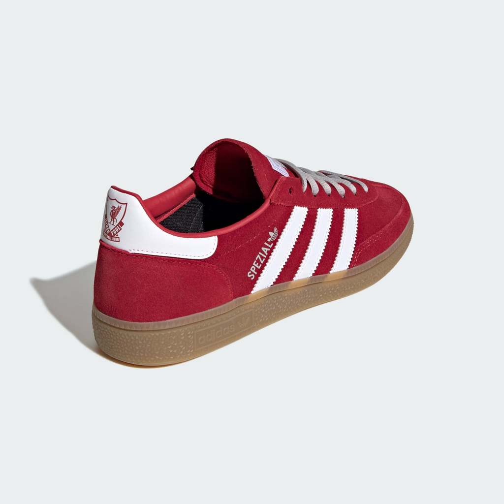 Adidas Spezial Handball Liverpool FC Strawberry Red Cloud White Grey Two KK3018