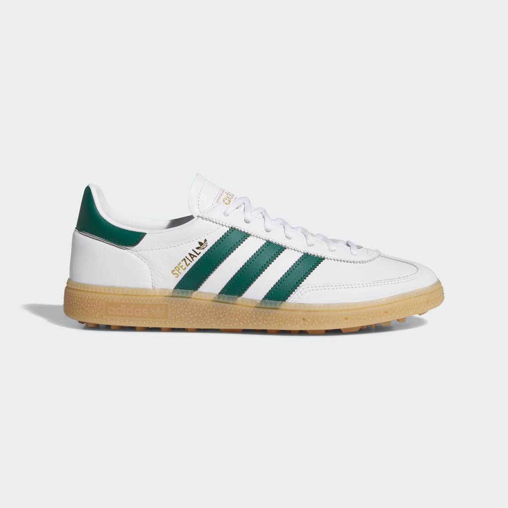 Adidas Golf Spikeless Spezial Handball Cloud White Collegiate Green Gum KJ0850